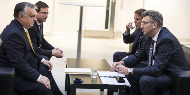 Orbán Viktor a horvát kormányfővel tárgyalt Helsinkiben