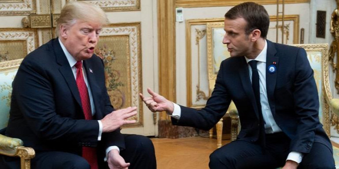 Nevetségessé tette Donald Trump a nacionalizmust bíráló Macront
