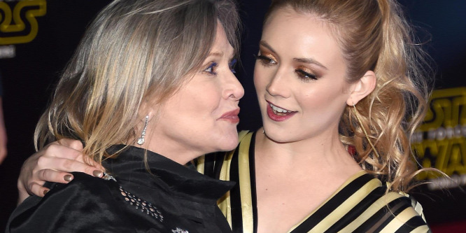 Carrie Fisher halála után a lányát egy horrorsorozat mentette meg