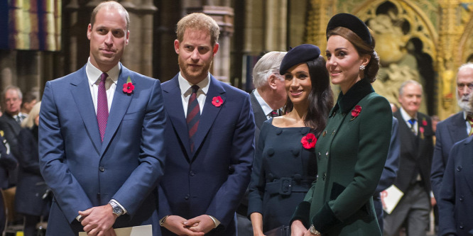 Titkos jelekkel üzent Vilmos és Katalin Harry-nek és Meghan-nek
