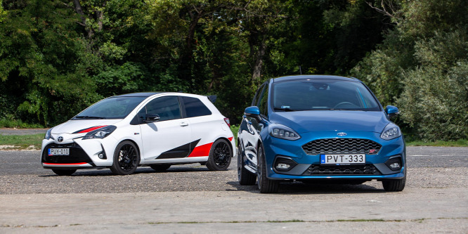 Körzetük a versenypálya, a tempójuk halálos - Ford Fiesta ST - Toyota Yaris GRMN összehasonlító teszt