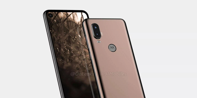 A Motorola lyukat fúr a P40 kijelzőjébe