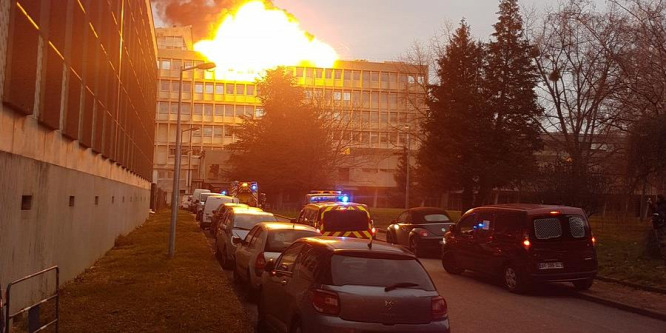 Hatalmas robbanás történt Lyonban