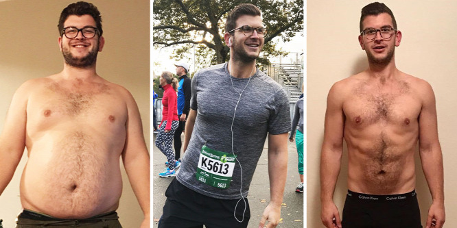144 kiló volt, ma már maratonokat fut a fiatal férfi