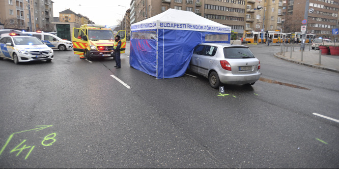 Halálra gázoltak egy gyalogost Újbuda-központnál