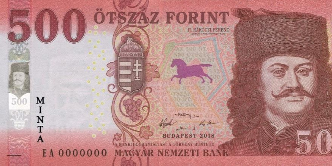 Mától már az új ötszázas bankjeggyel fizetünk
