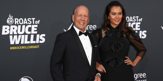 Demi Moore-ral ünnepelt Bruce Willis mostani felesége