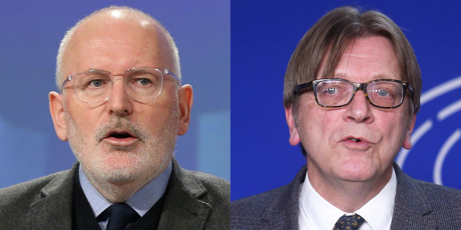 Timmermans és Verhofstadt terrorizálja az EU-t Soros embere érdekében