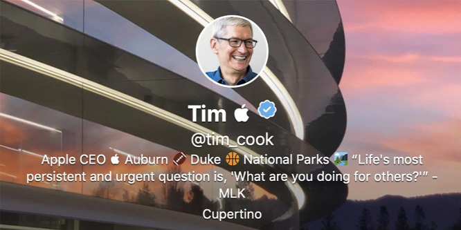 Ez egy igazán humoros húzás volt Tim Cooktól