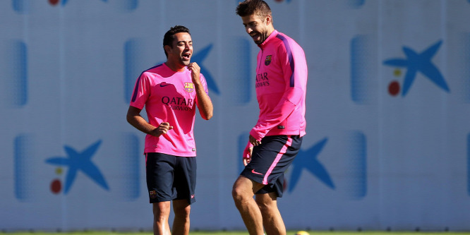Xavi és Piqué is készülhet a jövő heti válogatott meccsre