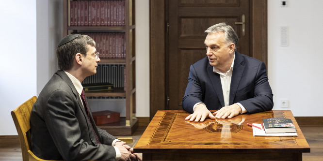 Orbán Viktor Yoram Hazony világhírű konzervatív írót fogadta