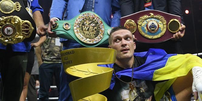 A veretlen ukrán bokszoló Joshuáért minden címéről lemond