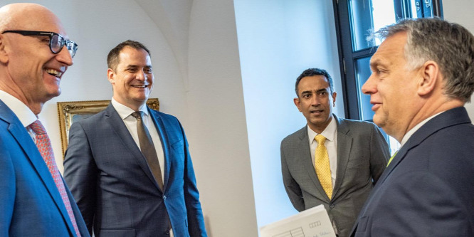 Orbán Viktor fogadta a Deutsche Telekom vezetőit