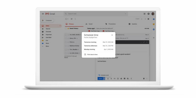 Tényleg időzíthető lesz a levélküldés a Gmailben