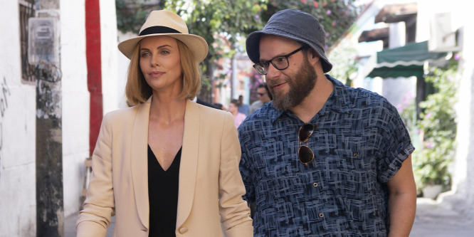Magyarul egyeztet a szexről Charlize Theron és Seth Rogen - videó