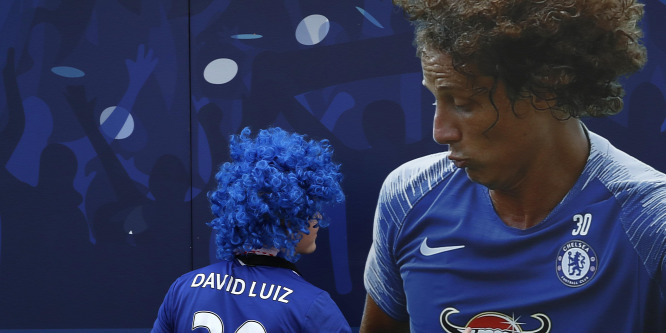 David Luiz összefutott a saját hasonmásával az Európa-ligában
