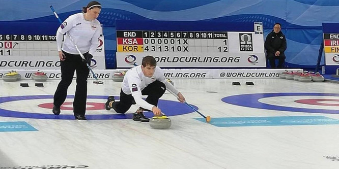 Meglepetésre kiesett a curling-vb-n a magyar vegyes páros