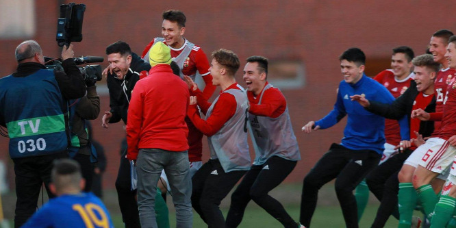 A magyar U17-es fociválogatott a dánokat utánozta a felkészülés alatt