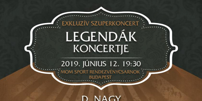 A magyar rockzene legendái lépnek fel egy koncerten