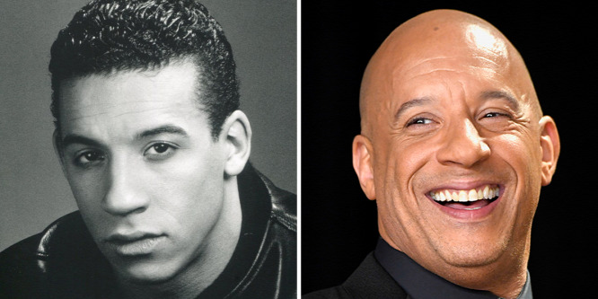 Így néztek ki a kopasz sztárjaink, amikor még volt hajuk: Vin Diesel sem volt mindig tar
