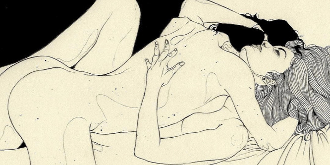 Kaethe Butcher német művész pajzán alkotásai: a leszbikus szerelmet is bátran bemutatja (18+)