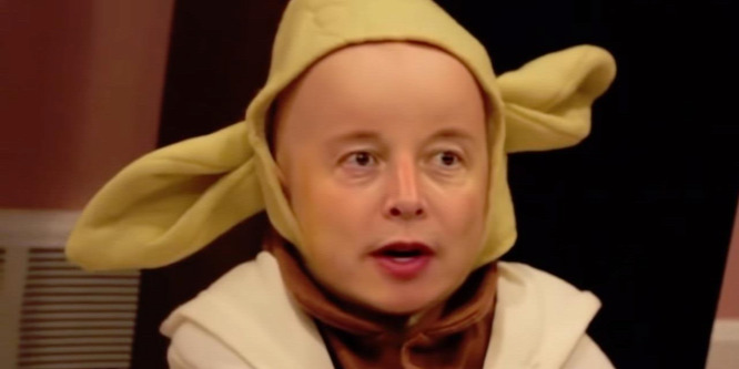 Beteges horrorvideón Elon Musk