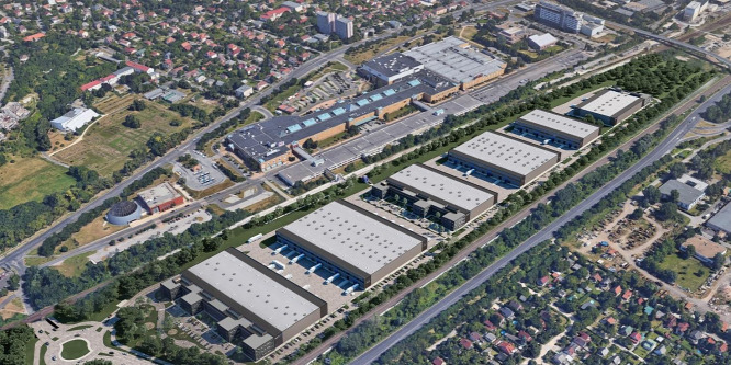 Üzleti park épül egy népszerű pláza mellett