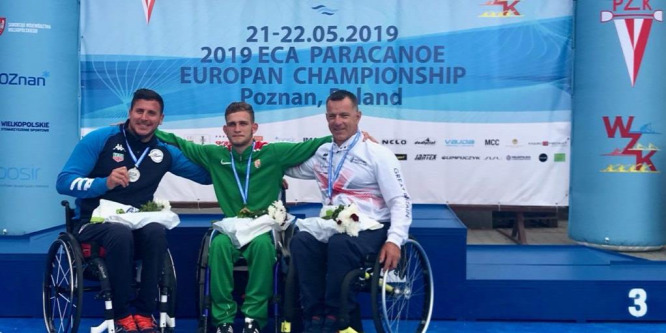 Kiss Péter mindenkit legyőzött élete első para kajak-kenu Európa-bajnokságán
