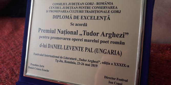 Magyar költő kapott Tudor Arghezi-díjat