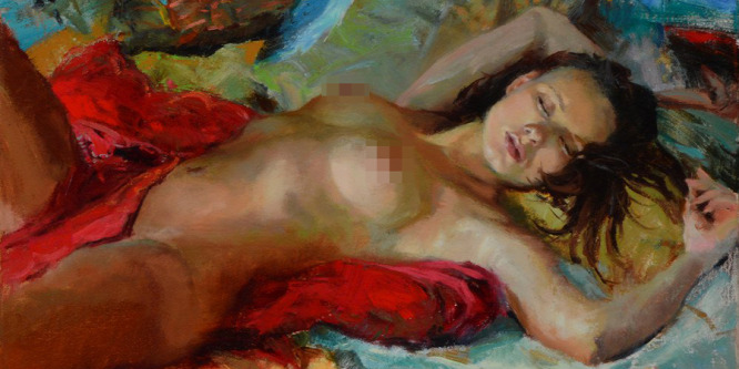 Felhőtlen erotika Eric Wallis impresszionista aktképein (18+)