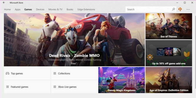 A Microsoft áruházába mennek a Win32-es játékok