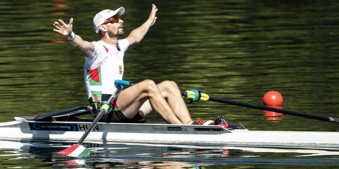 Vb-ezüstérmet nyert az evezős Galambos Péter