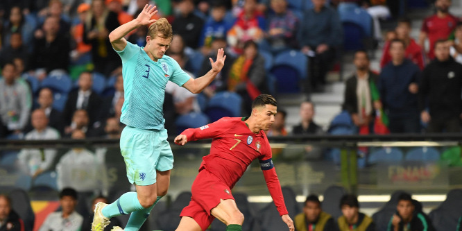 C. Ronaldo kérése megdöbbentette De Ligtet az NL-döntő után - videó