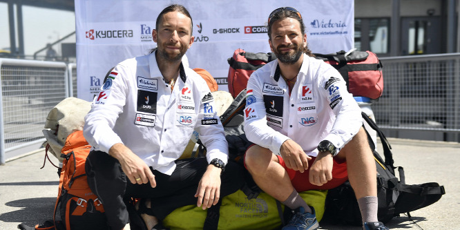 Elindult Klein Dávid és Suhajda Szilárd a K2-expedícióra