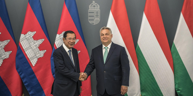 Orbán Viktor a kambodzsai miniszterelnökkel tárgyalt