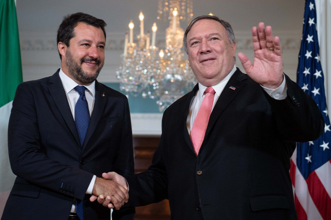 Salvini: Olaszország és az Egyesült Államok soha nem állt ilyen közel egymáshoz Salvini: Olaszország és az Egyesült Államok soha nem állt ilyen közel egymáshoz