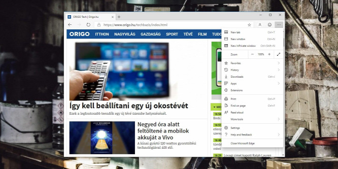 A régebbi Windowsokon is tesztelhető a Microsoft Edge