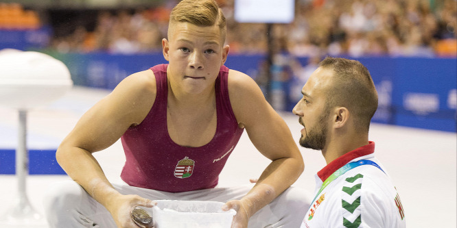 Balázs Krisztián bronzérmes a győri junior torna-vb-n