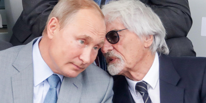 Ecclestone az élete árán is megvédené Putyint