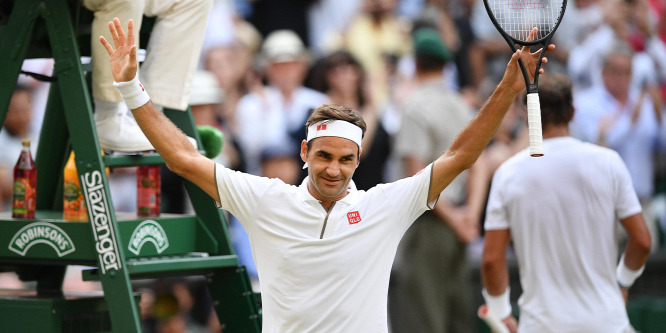 Federer legyőzte Nadalt, Wimbledon-rekorddal jutott döntőbe