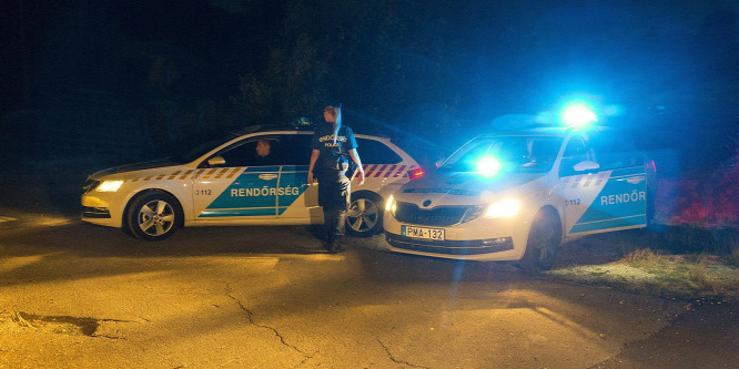 Lelőttek a győri rendőrök egy férfit, mert karddal támadt rájuk