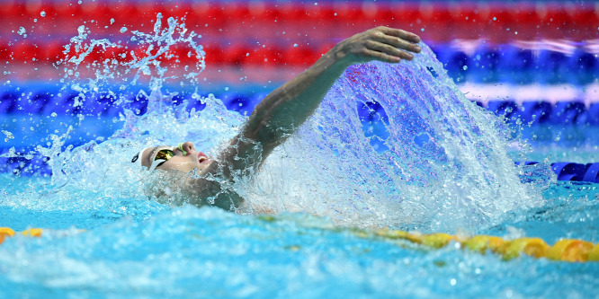 Telegdy Ádám olimpiai A szintet úszott 100 méter háton