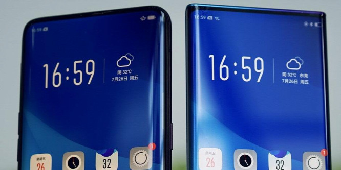 Lecsorog a mobil előlapjáról az Oppo kijelzője