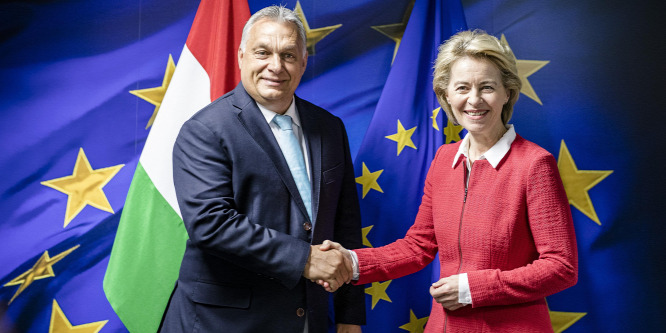 Jelzésértékű, hogy Ursula von der Leyen az elsők között tárgyalt Orbán Viktorral