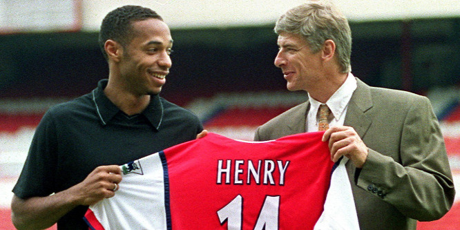Thierry Henry 20 éve igazolt az Arsenalba