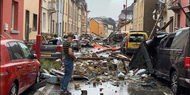 Tornádó pusztított Luxemburgban, többen megsérültek - videó