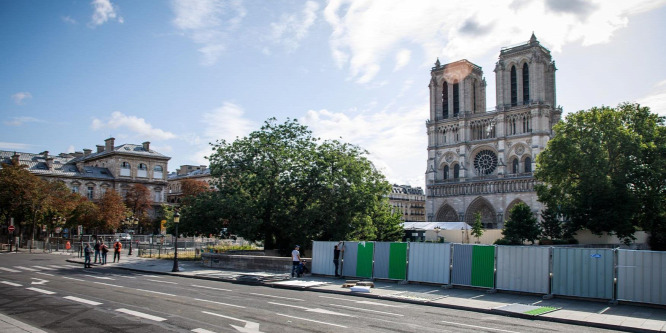 Megkezdték a leégett Notre-Dame környékének ólommentesítését