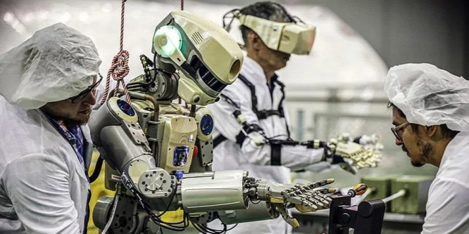 Fedor, a robot, az űrbe ment