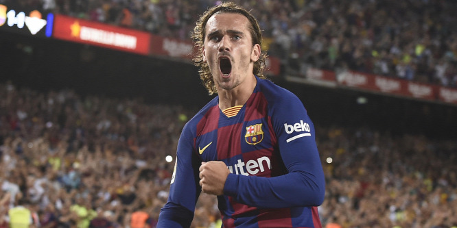 Megszerezte első góljait a Barcelonában Antoine Griezmann