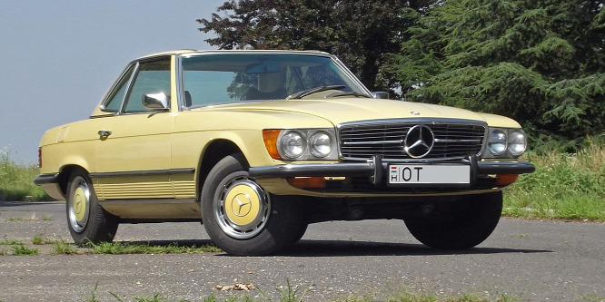 Irány a texasi olajvállalkozók bálja - Mercedes 450 SL (1972) teszt